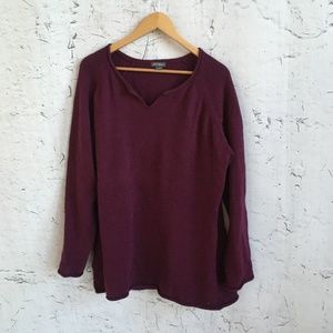 EDDIE BAUER PURPLE SWEATER 2XL